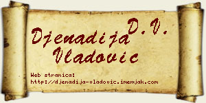 Đenadija Vladović vizit kartica